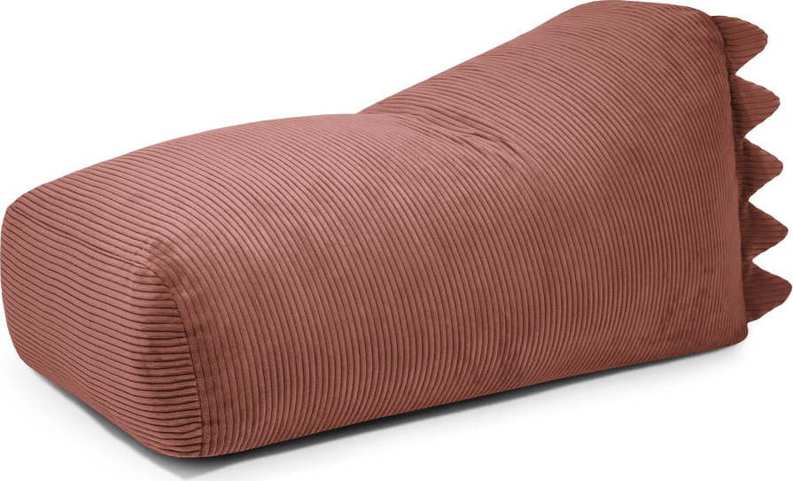 Manšestrový dětský sedací vak v cihlové barvě Snug 130 Dragon – SLOWDOWN SLOWDOWN