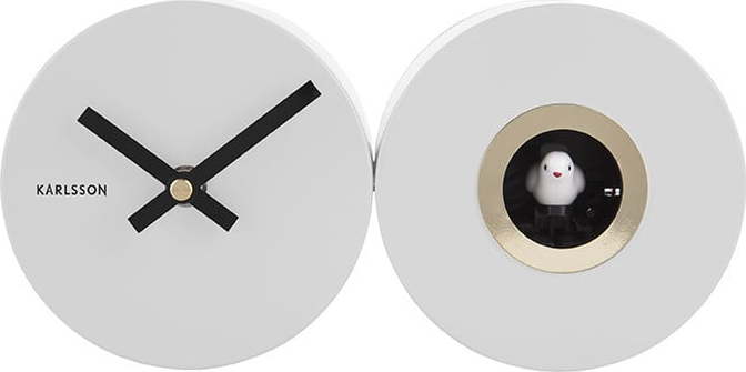 Nástěnné hodiny Duo Cuckoo – Karlsson Karlsson