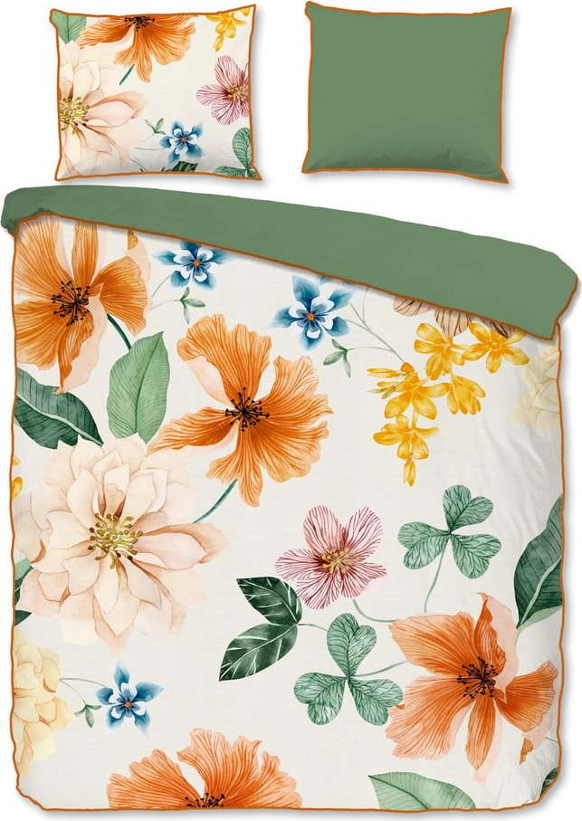 Povlečení na dvoulůžko/prodloužené z bavlněného saténu 240x220 cm Annabelle – Descanso Descanso