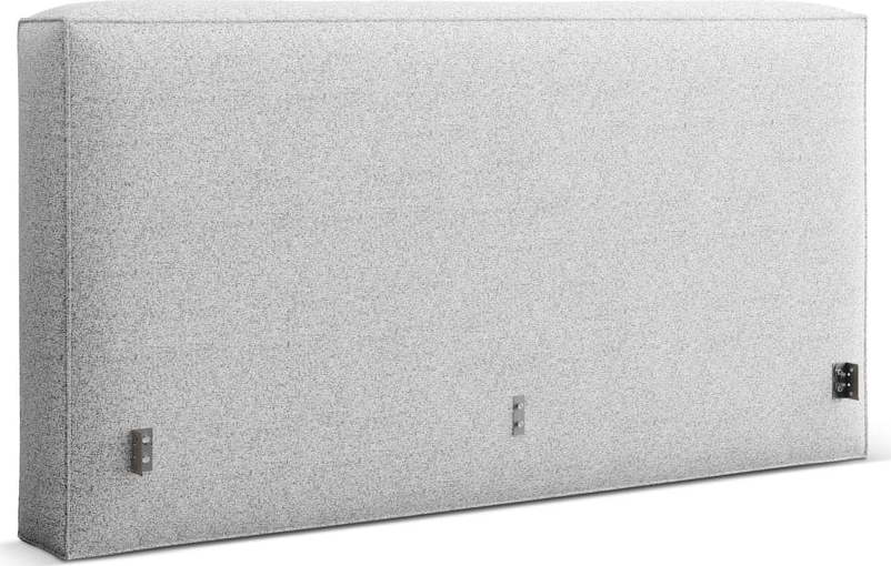 Světle šedé čalouněné čelo postele 249x100 cm Olivia – Micadoni Micadoni