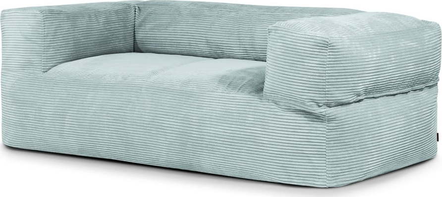 Manšestrový sedací vak v mentolové barvě Sofa MooG – SLOWDOWN SLOWDOWN