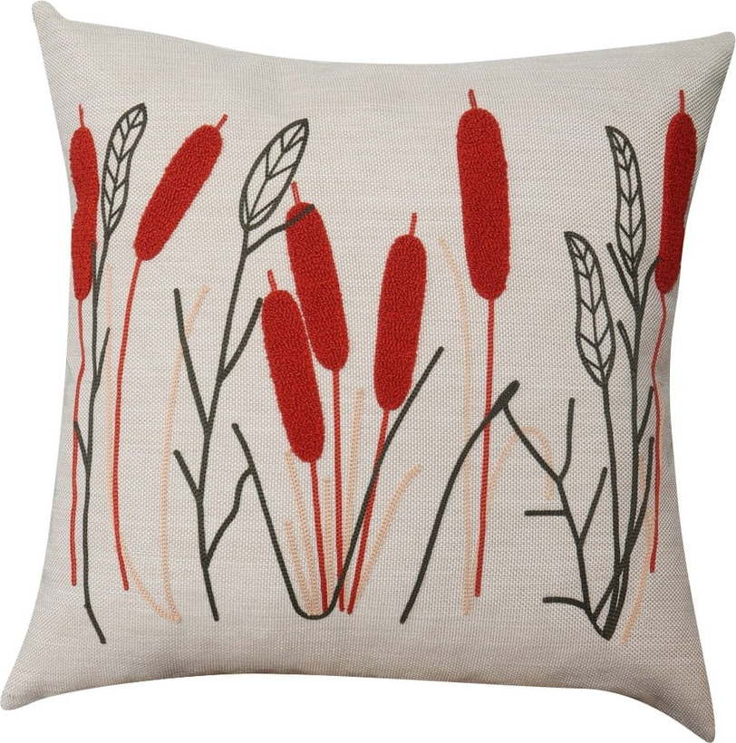 Lněný dekorační polštář 43x43 cm Straw – Mioli Decor Mioli Decor