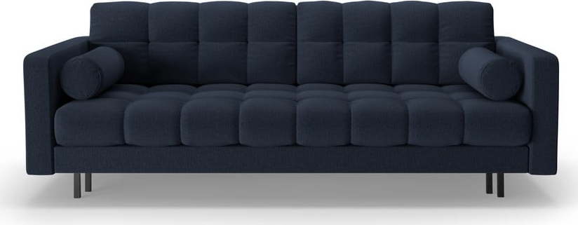 Tmavě modrá rozkládací/s úložným prostorem pohovka 222 cm Bali – Cosmopolitan Design Cosmopolitan design