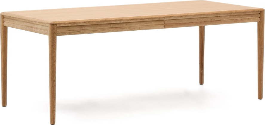 Rozkládací jídelní stůl s přídavnou deskou v dekoru dubu 90x200 cm Lenon – Kave Home Kave Home