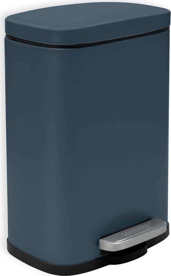 Nášlapný ocelový odpadkový koš v petrolejové barvě 5 l Akira – Spirella SPIRELLA