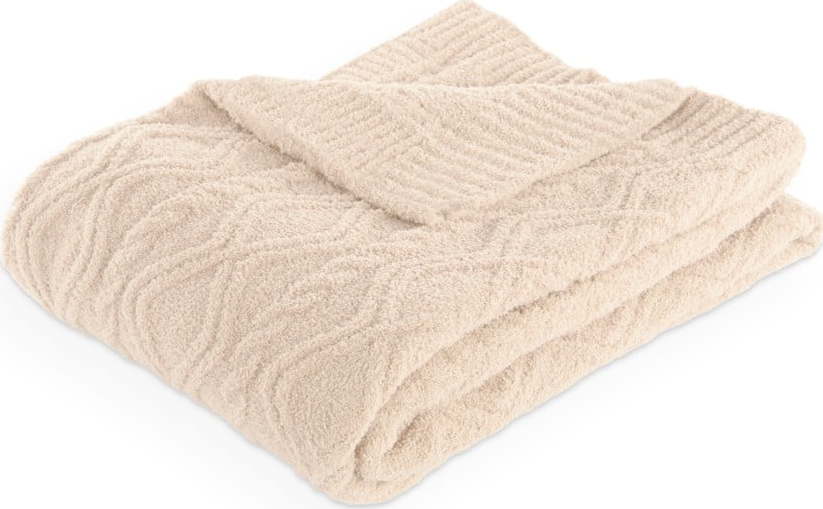 Slonovinová deka z mikroplyše 130x170 cm Aspen – Tiseco Home Studio Tiseco Home Studio