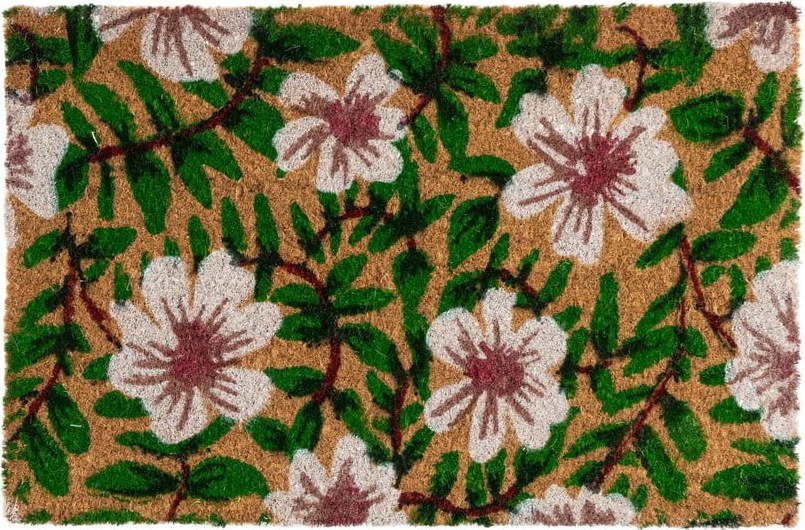 Rohožka z kokosového vlákna 40x60 cm Leafy – Casa Selección Casa Selección