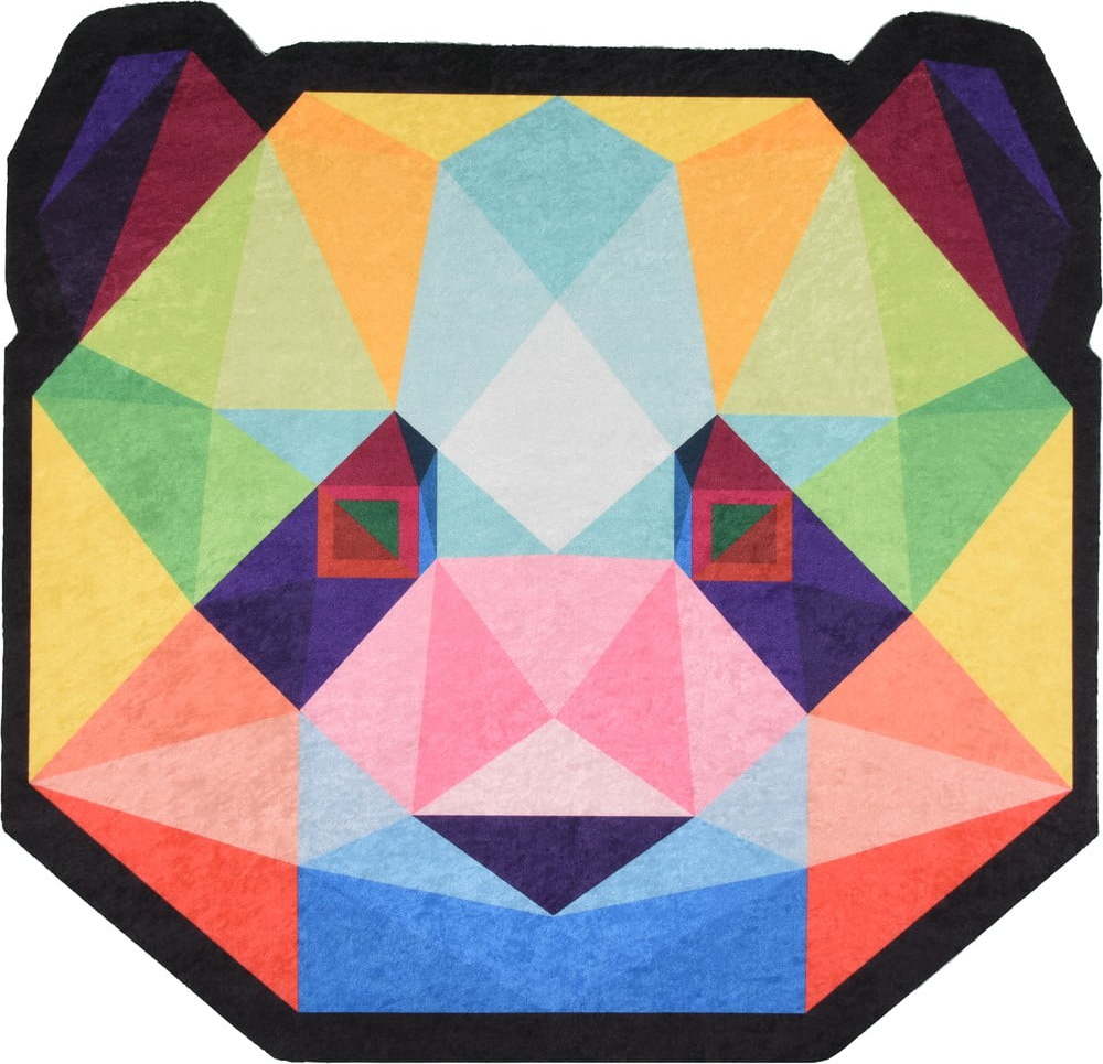 Pratelný dětský koberec ø120 cm Rainbow Panda – Vitaus Vitaus
