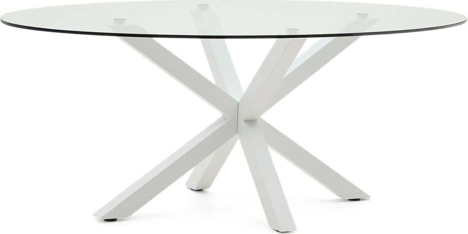 Jídelní stůl se skleněnou deskou 100x200 cm Argo – Kave Home Kave Home