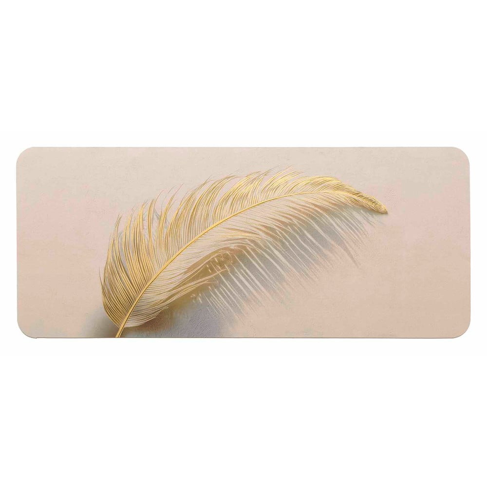 Světle hnědá koupelnová předložka 50x120 cm Angelica – douceur d'intérieur Douceur d intérieur