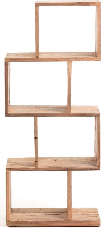 Knihovna z teakového dřeva v přírodní barvě 55x132x30 cm Aroba – Kave Home Kave Home