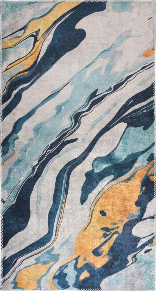 Žlutý/modrý pratelný koberec 160x230 cm Colors of Joy – Vitaus Vitaus