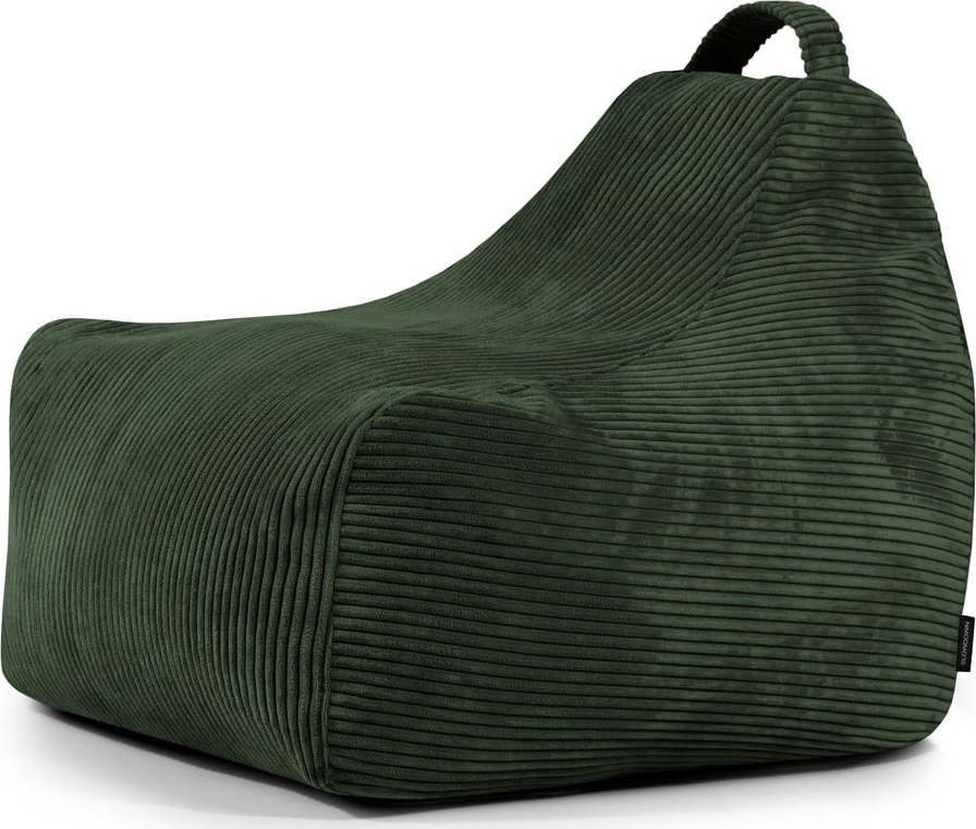 Zelený manšestrový dětský sedací vak Game Amuse – SLOWDOWN SLOWDOWN