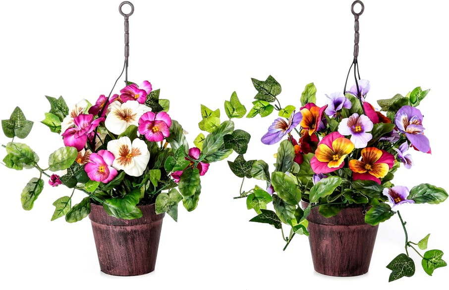 Umělé květiny v sadě 2 ks (výška 21 cm) – Casa Selección Casa Selección