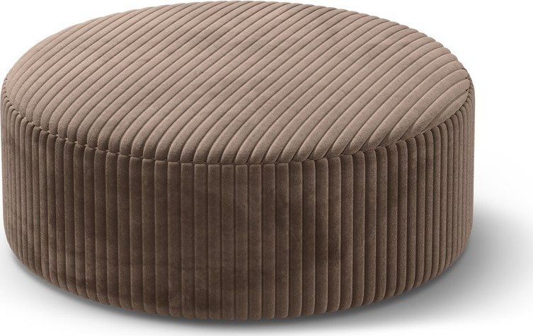 Hnědý manšestrový taburet Dia – Micadoni Micadoni