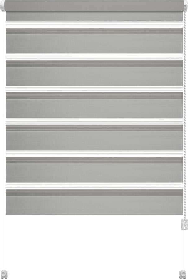 Šedá roleta den a noc 97x150 cm Zebra – Gardinia Gardinia
