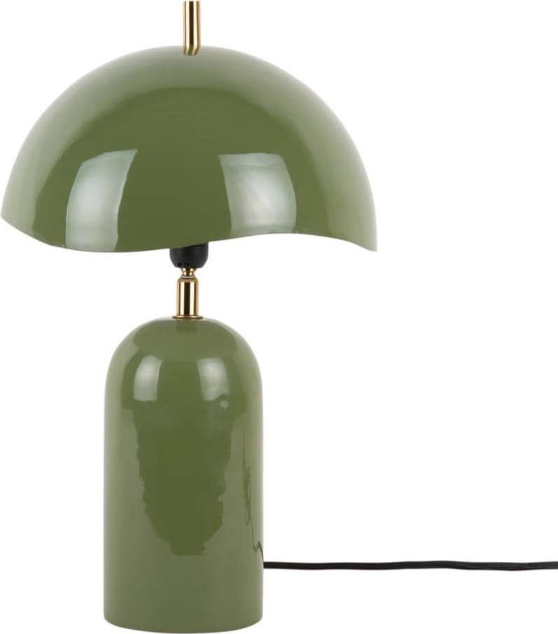 Tmavě zelená stolní lampa (výška 41 cm) Querido – Leitmotiv Leitmotiv