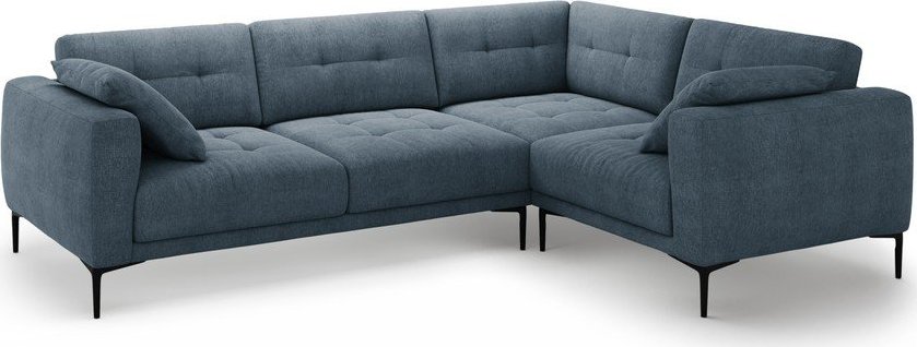 Tmavě modrá rohová pohovka (pravý roh/do L) Bemy – Micadoni Micadoni