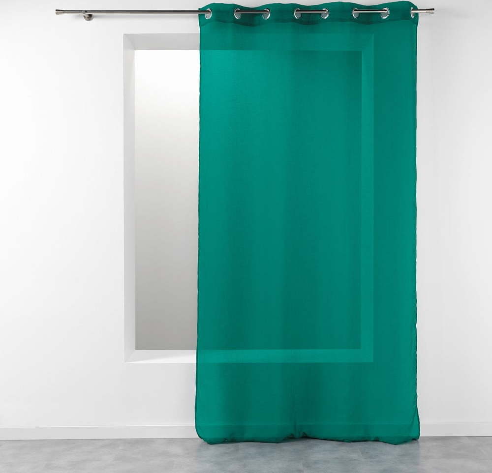 Zelená záclona 140x240 cm Telma – douceur d'intérieur Douceur d intérieur