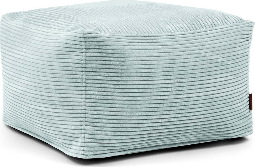 Manšestrový sedací vak v mentolové barvě Softbox MooG – SLOWDOWN SLOWDOWN