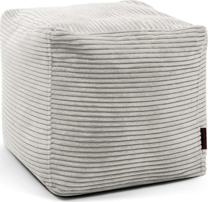 Krémový manšestrový sedací vak Up! MooG – SLOWDOWN SLOWDOWN