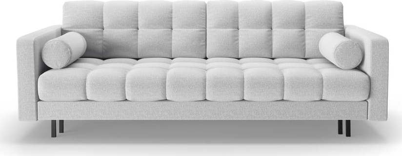 Světle šedá rozkládací/s úložným prostorem pohovka 222 cm Bali – Cosmopolitan Design Cosmopolitan design