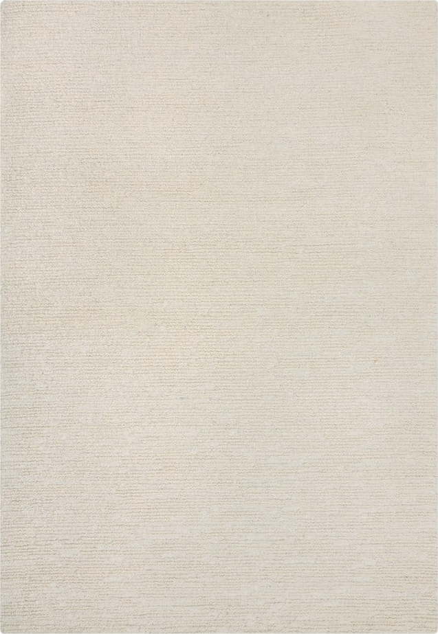 Slonovinový ručně tkaný vlněný koberec 200x290 cm Harris Boucle – Flair Rugs Flair Rugs