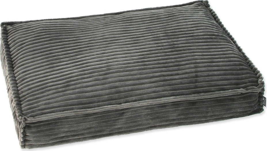 Tmavě šedá matrace pro psa 120x80 cm Dog Fantasy Stripe – Plaček Pet Products Plaček Pet Products