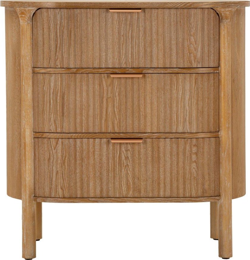 Komoda z jedlového dřeva v přírodní barvě 80