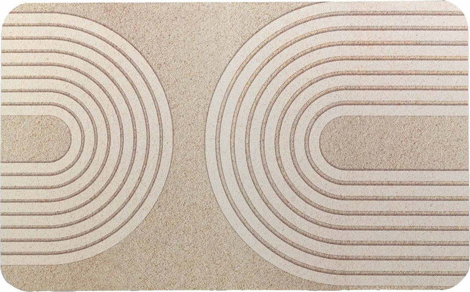 Světle hnědá koupelnová předložka 50x80 cm Adriel – douceur d'intérieur Douceur d intérieur