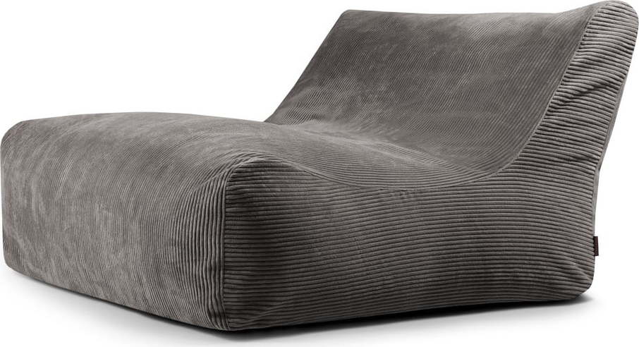 Tmavě šedý manšestrový sedací vak Sofa Lounge – SLOWDOWN SLOWDOWN