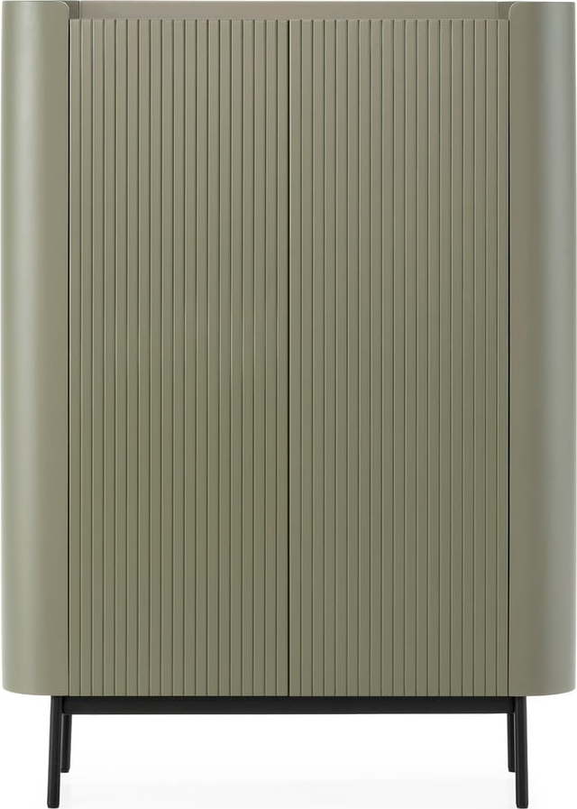 Zelená skříňka 100x140x40 cm Willa – MOME Mome