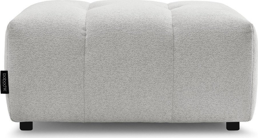 Světle šedá žinylková podnožka Roxelane – Bobochic Paris Bobochic Paris