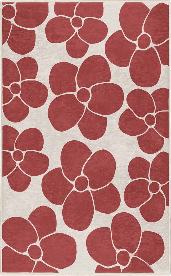 Červený pratelný koberec 80x150 cm Red Meadow – Mila Home Mila Home