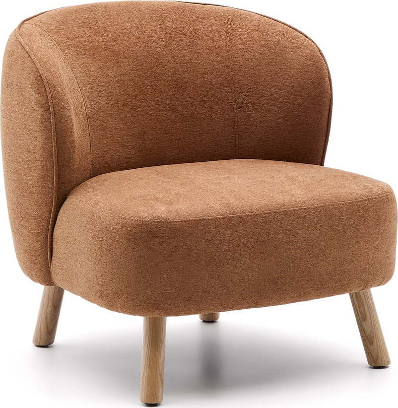 Žinylkové křeslo v terakotové barvě Ulit – Kave Home Kave Home