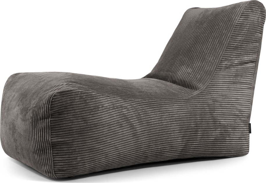 Tmavě šedý manšestrový sedací vak Lounge – SLOWDOWN SLOWDOWN