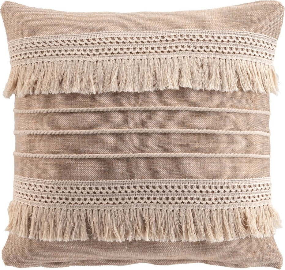 Dekorační polštář s příměsí juty 45x45 cm Cirrus – douceur d'intérieur Douceur d intérieur