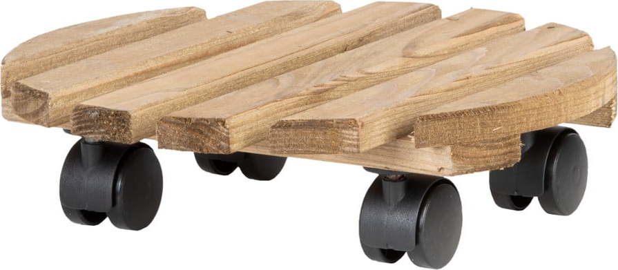 Dřevěný pojízdný podstavec pod květináč ø 29 cm (výška 8 cm) Indoor & Outdoor – Esschert Design Esschert Design