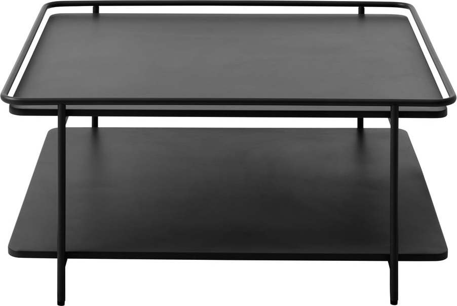 Černý kovový konferenční stolek 75x75 cm Yuba – Unique Furniture Unique Furniture