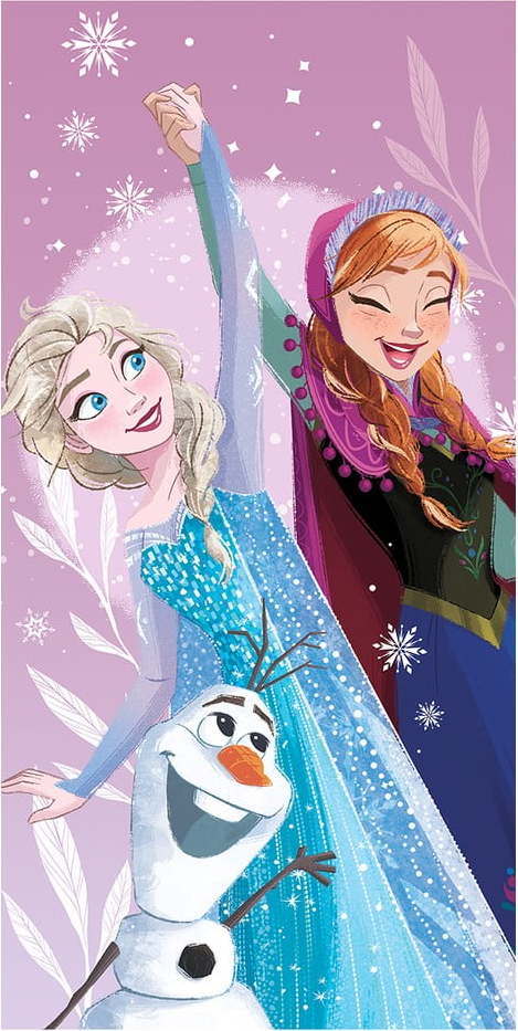 Dětská osuška z mikrovlákna 70x140 cm Frozen – Jerry Fabrics Jerry Fabrics