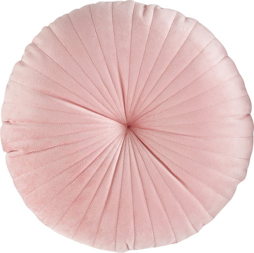 Sametový dekorační polštář ø 40 cm Round Soft Touch – Catherine Lansfield Catherine Lansfield