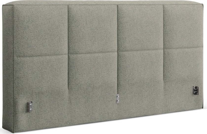 Zelené čalouněné čelo postele 209x100 cm Darren – Micadoni Micadoni