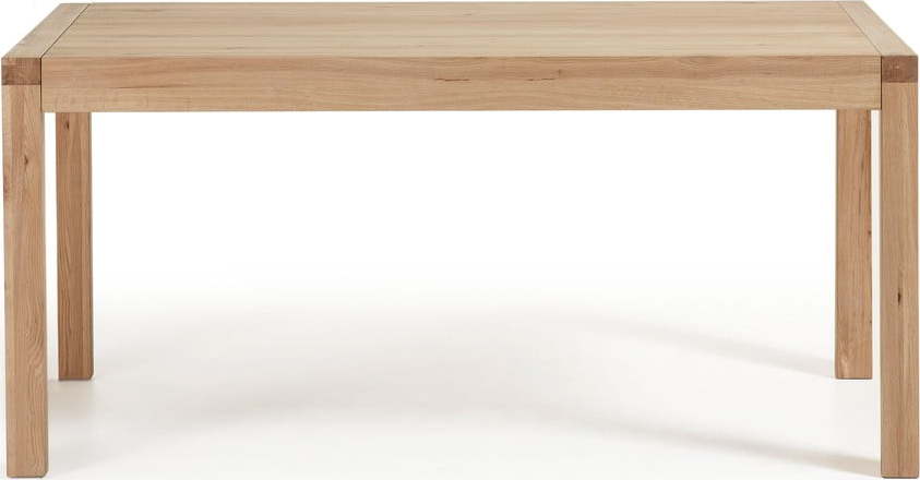 Rozkládací jídelní stůl s přídavnou deskou v dekoru dubu 100x200 cm Briva – Kave Home Kave Home