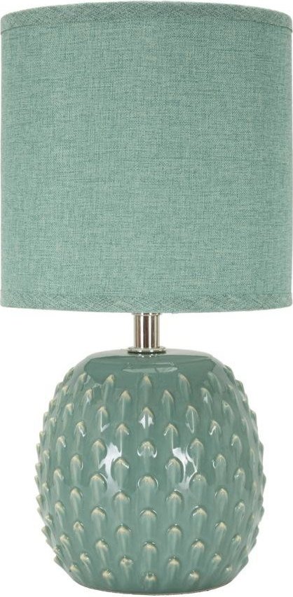 Světle modrá keramická stolní lampa s textilním stínidlem (výška 27 cm) Pontus – Mauro Ferretti Mauro Ferretti