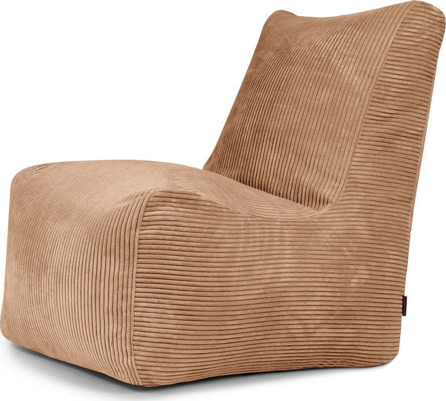 Hnědý manšestrový sedací vak Seat Lounge – SLOWDOWN SLOWDOWN
