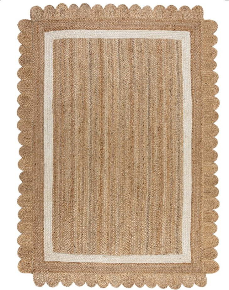 Ručně tkaný jutový koberec v přírodní barvě/slonovinový 200x290 cm Grace White – Flair Rugs Flair Rugs
