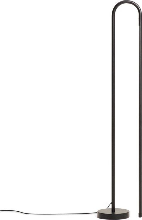 Černá LED stojací lampa (výška 120 cm) Bow – Kave Home Kave Home