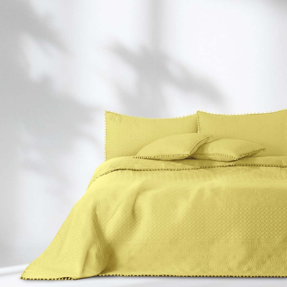 Žlutý přehoz 200x220 cm Meadore – Restilo Restilo