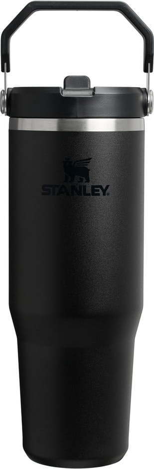 Černá termoska z nerezové oceli 890 ml IceFlow™ Flip Straw 2.0 Tumbler Black – Stanley Stanley