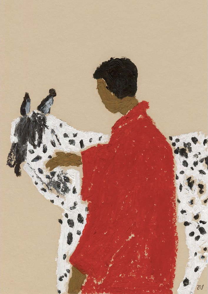 Plakát 30x40 cm Spotted Horse – Isabelle Vandeplassche – The Poster Club The Poster Club
